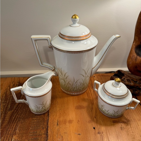 Kaiser Artemis by K. Nossek porcelain. Vintage coffee pot, creamer & sugar. - Picture 9 of 12